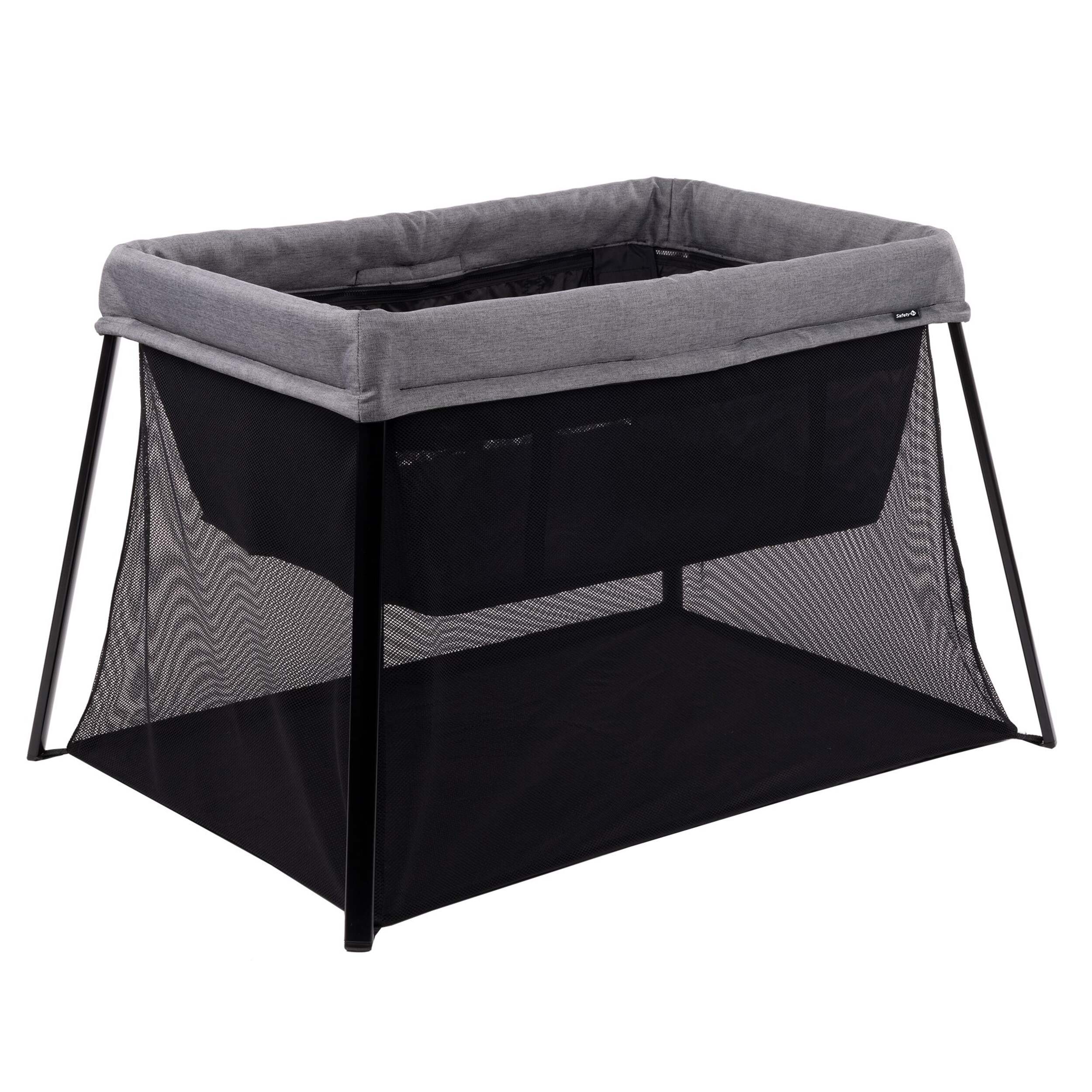 Safety 1st Dream & Go Travel Play Yard, Black Front_Three_Fourths_Angled_Right