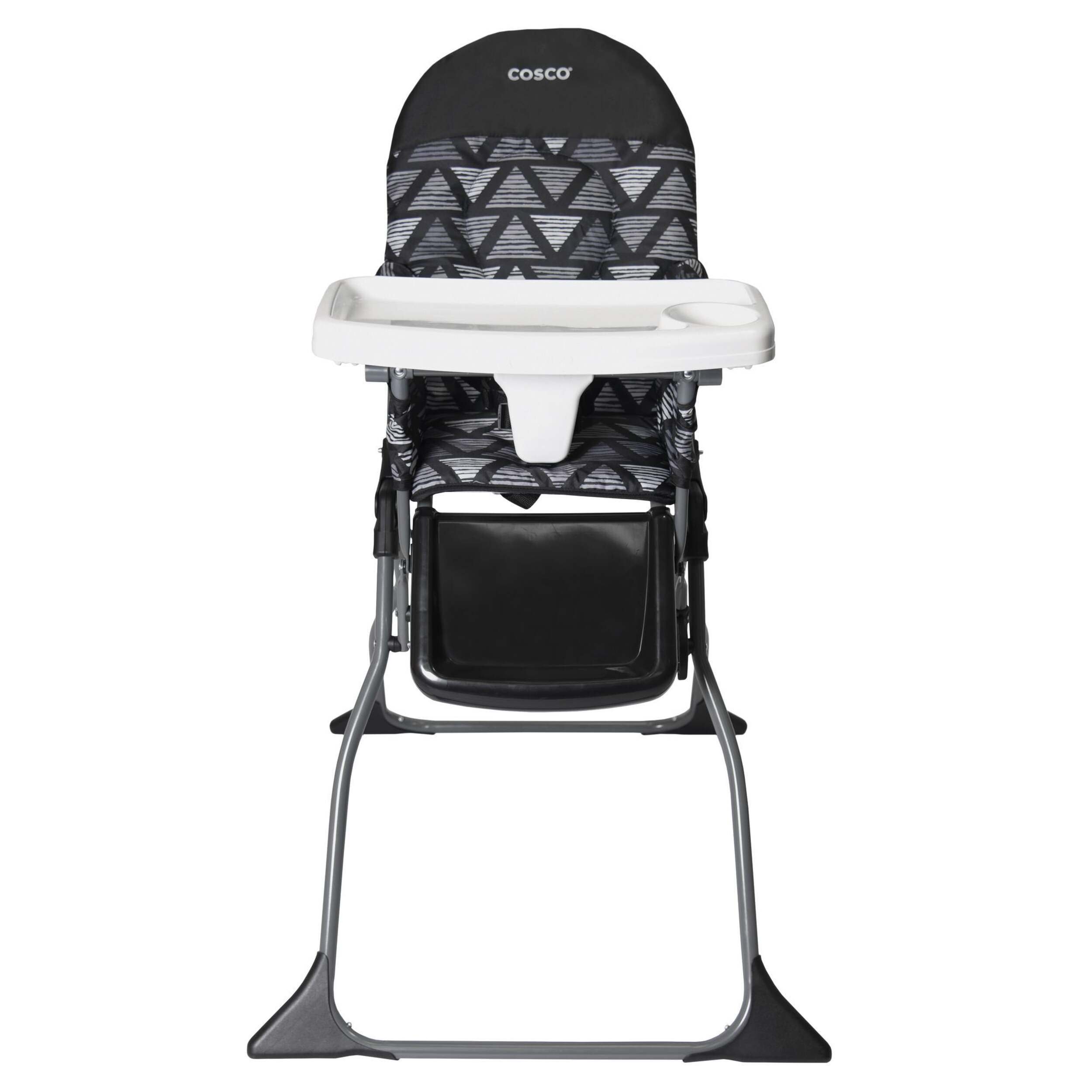 Cosco Simple Fold™ High Chair, Silver Front_Flat