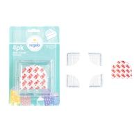 Regalo Child-Proofing Furniture Edge Cushions, Clear, 4-pk Front_Flat