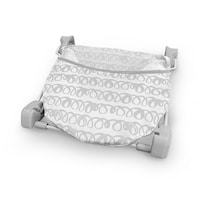 Ity by Ingenuity FoldAway 2-Position Baby Bather, Grey Front_Angled_Left