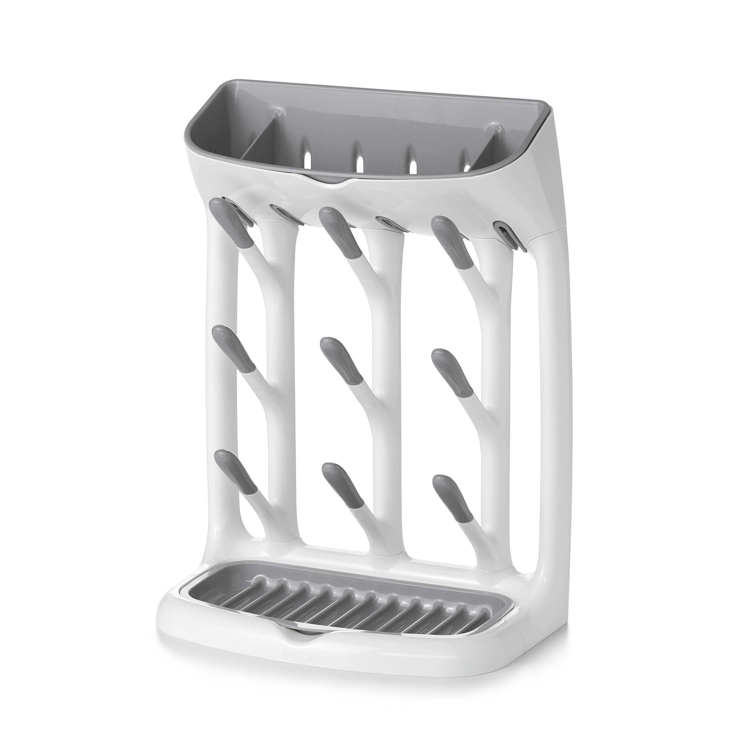 OXO Tot Space Saving Drying Rack Front_Angled_Left