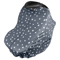 JJ Cole DreamGuard Car Seat Canopy Front_Three_Fourths_Angled_Left