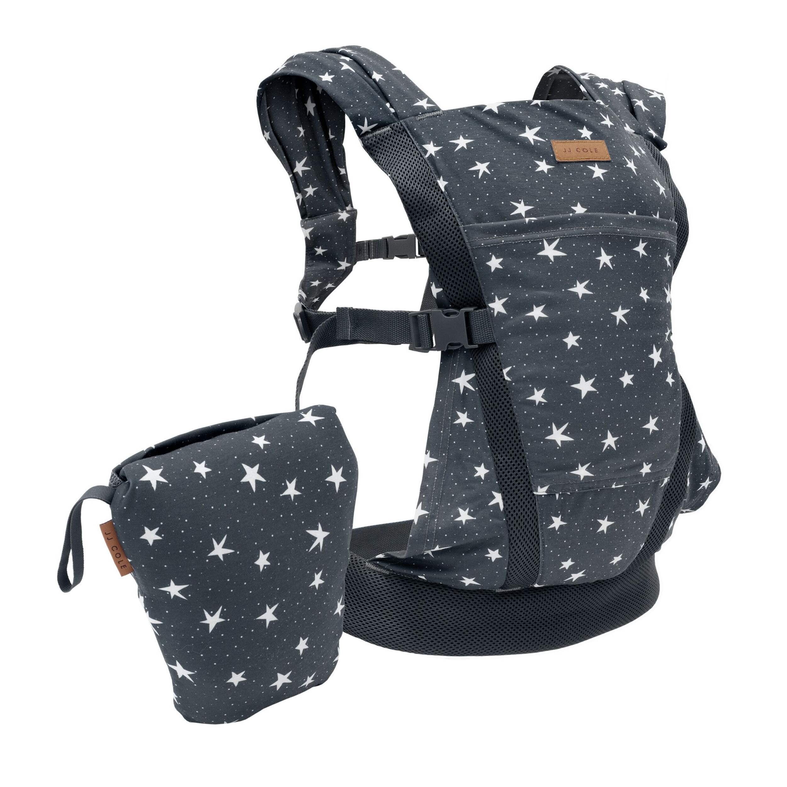 JJ Cole Luma 4-Way Packable Baby Carrier Front_Three_Fourths_Angled_Right