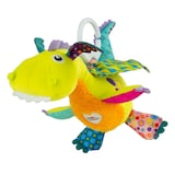 Lamaze Flip Flap Dragon™ Clip & Go Baby Activity Toy, Bilingual, Ages 0+ Front_Three_Fourths_Angled_Left