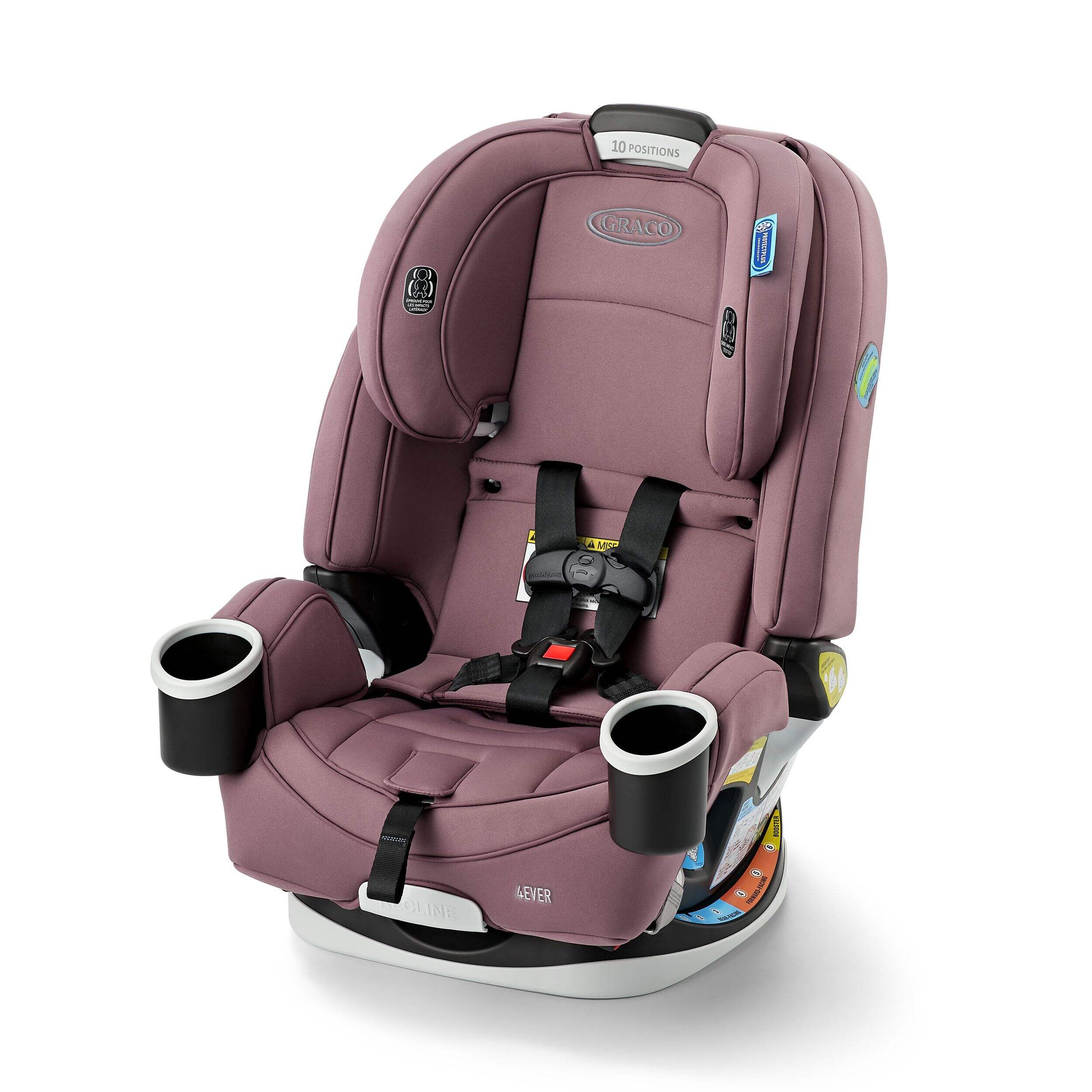 Graco 4Ever™ All-in-1 Convertible Child Car Seat, Chelsea Front_Three_Fourths_Angled_Left