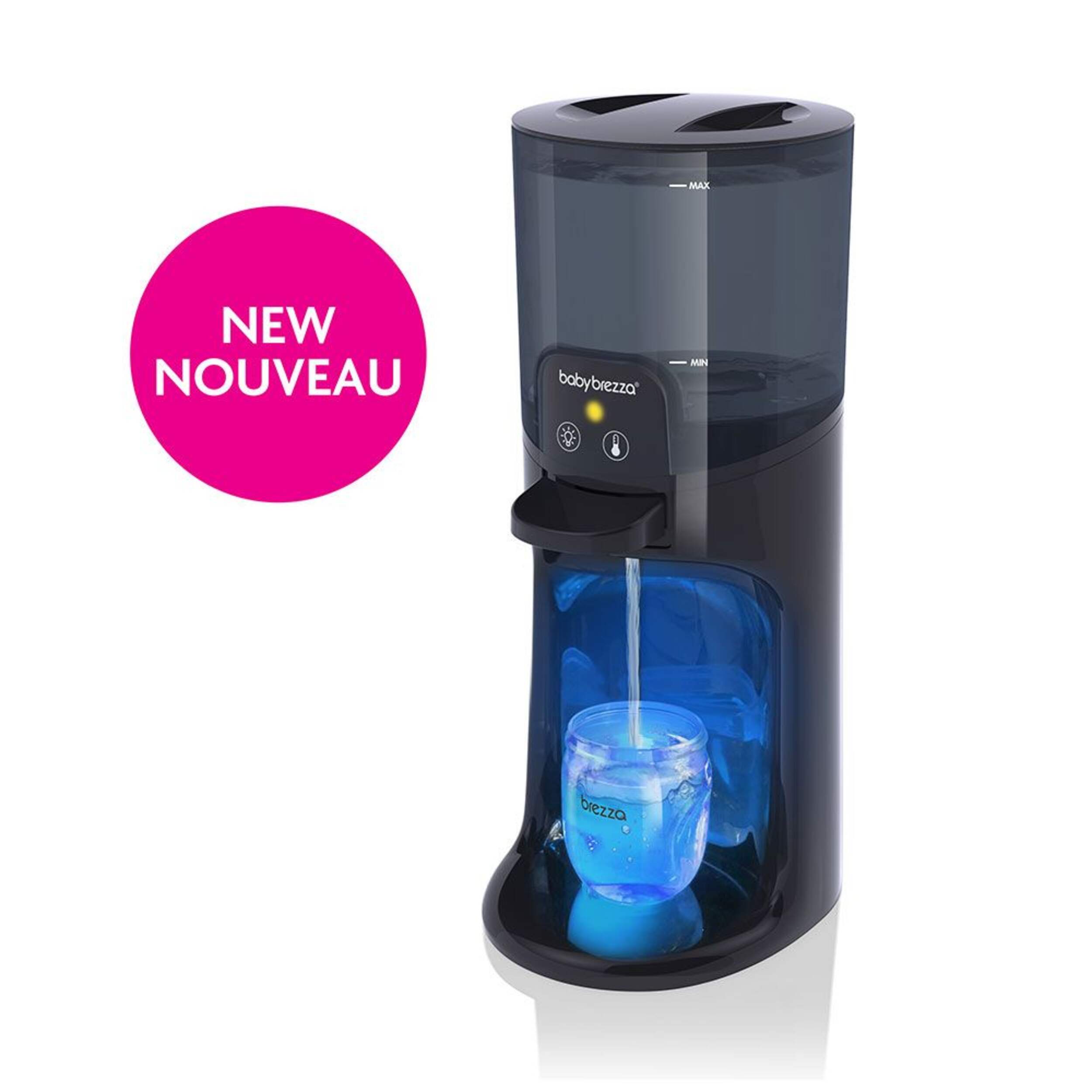 Baby Brezza Instant Warmer Advanced Front_Three_Fourths_Angled_Left