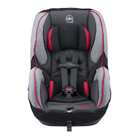 Evenflo SureRide Titan 65 Convertible Child Car Seat, Andover, Grey Front_Flat