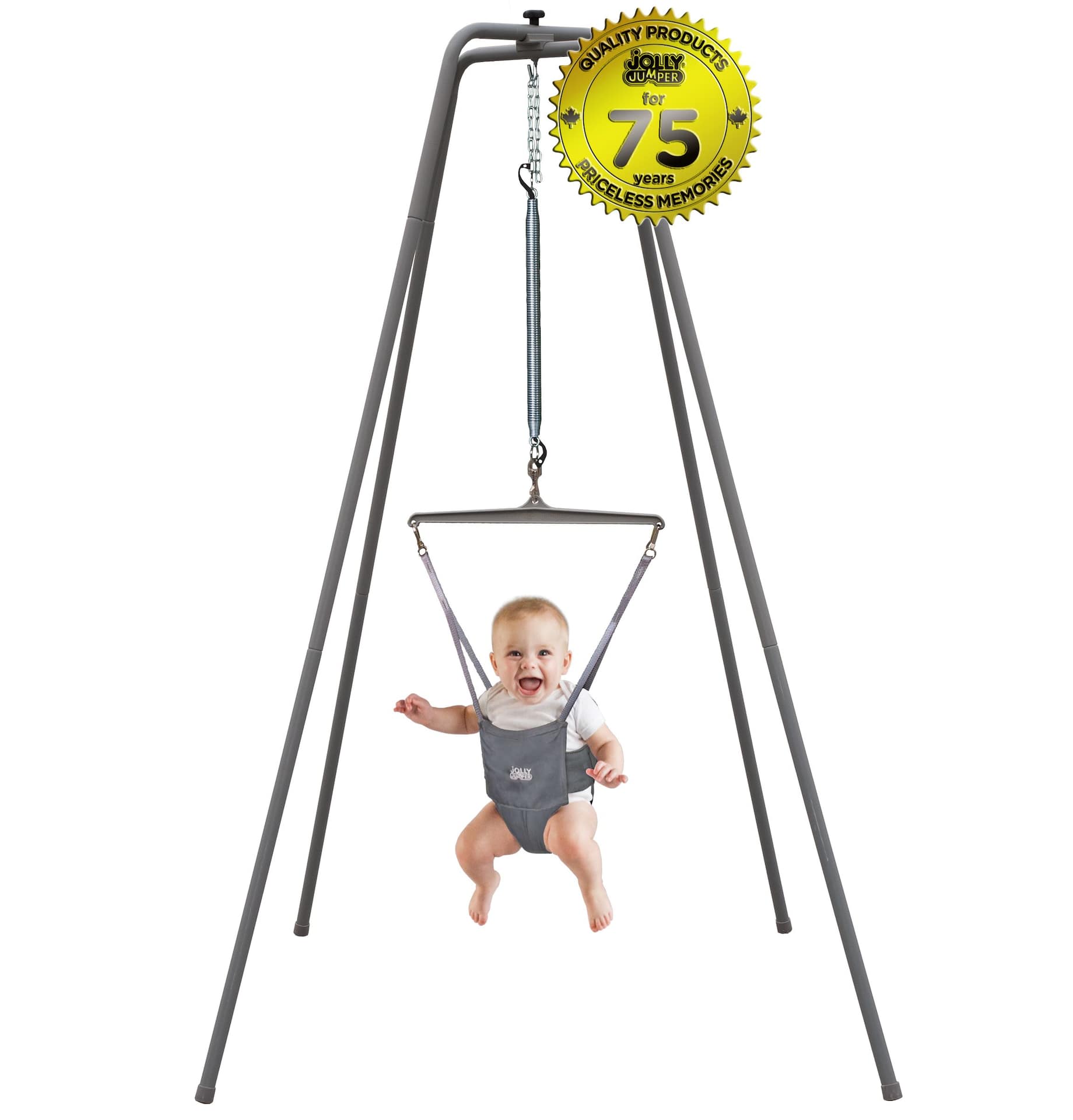 信頼 Baby Standing Jumper Jolly Exerciser Grey Stand, Super with その他