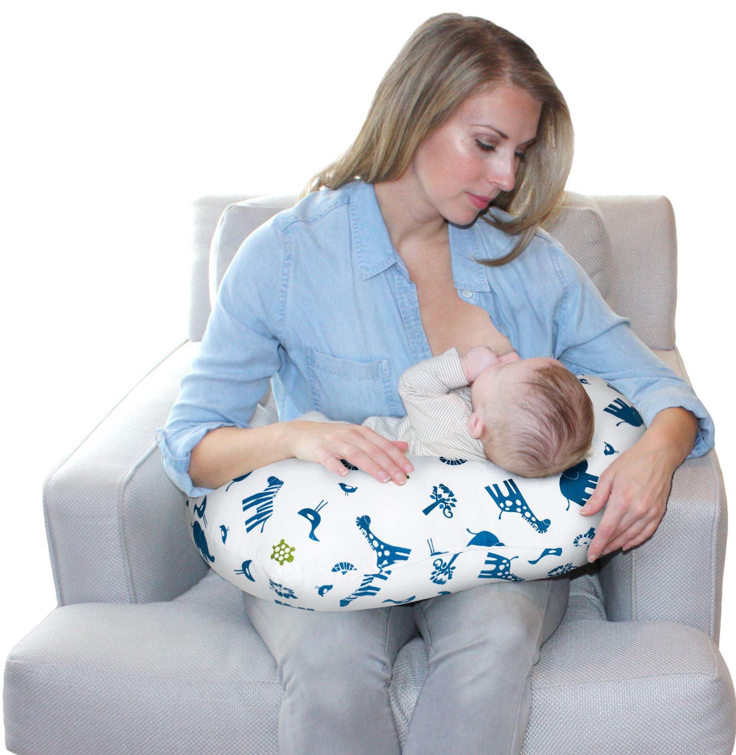 Jolly Jumper Baby Sitter Nursing Pillow Front_Elevated