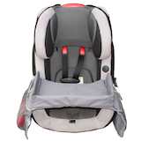 Jolly Jumper Soft Car Seat Travel Tray Organizer, Grey Front_Elevated