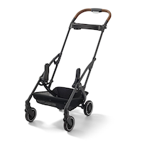 Graco® On-the-Go Max Infant Seat Stroller Frame, Black Front_Three_Fourths_Angled_Left