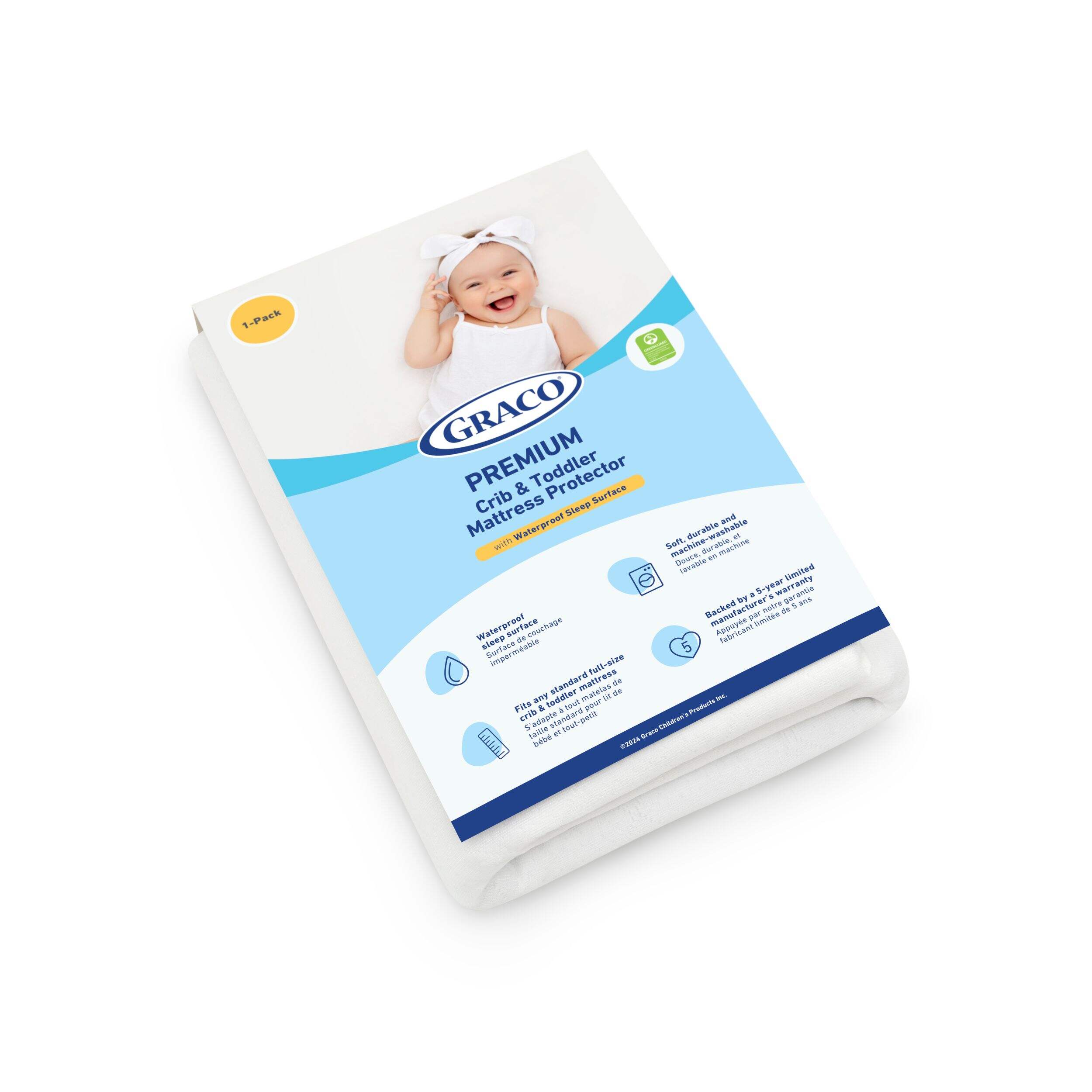 Graco Premium Crib & Toddler Mattress Protector Composite_or_Mixed