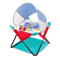 Bright Starts Pop N' Jump Portable Activity Jumper, Sweet Treats Front_Angled_Left