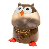 Crane Pediatric Cool Mist Humidifier with Vapor Tray and Diffuser, Owl Front_Angled_Left