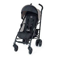 Chicco Liteway Stroller with Removable Canopy, Compact & Foldable Baby Stroller, Refresh Front_Three_Fourths_Angled_Left