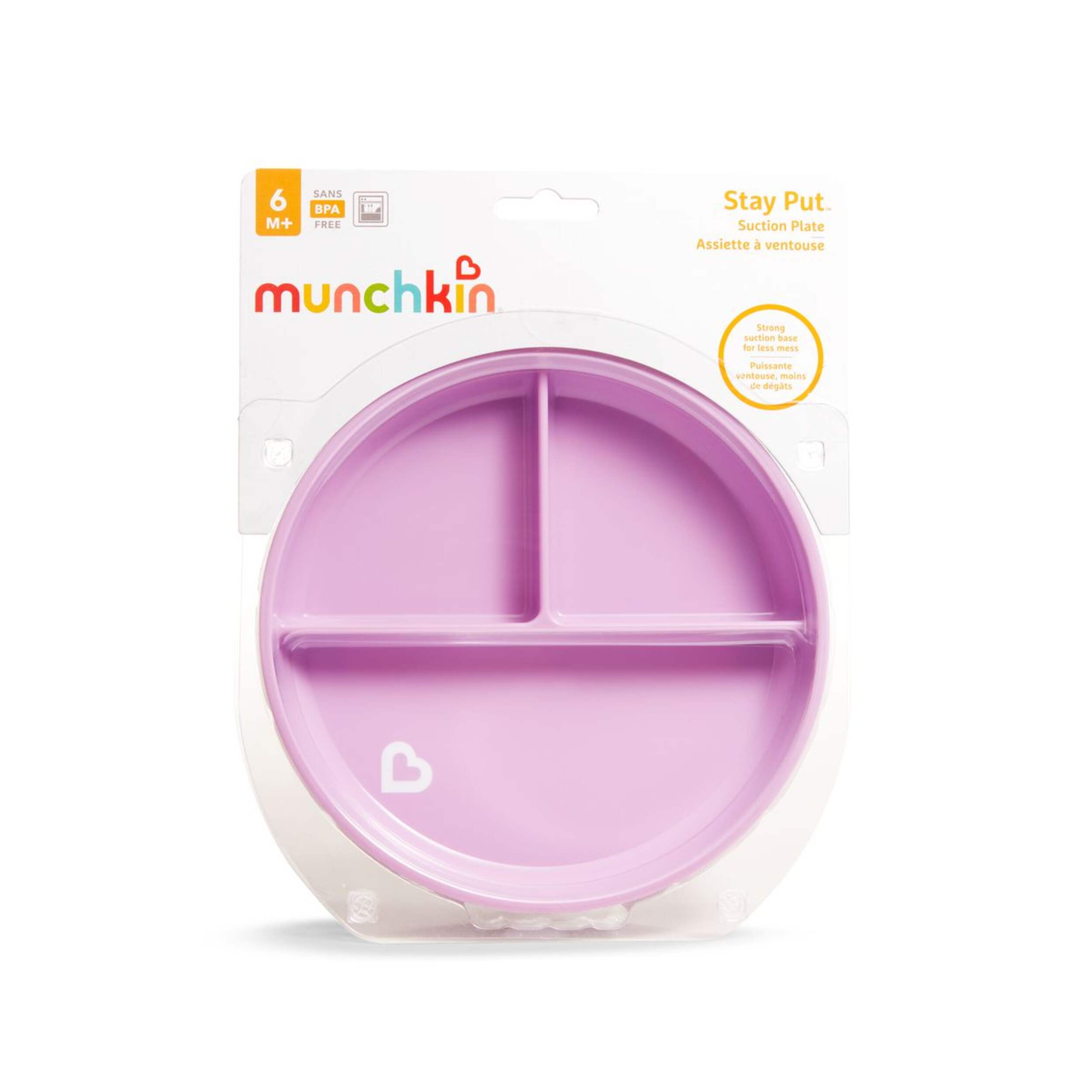 Munchkin® Stay Put™ Suction Plate Front_Flat