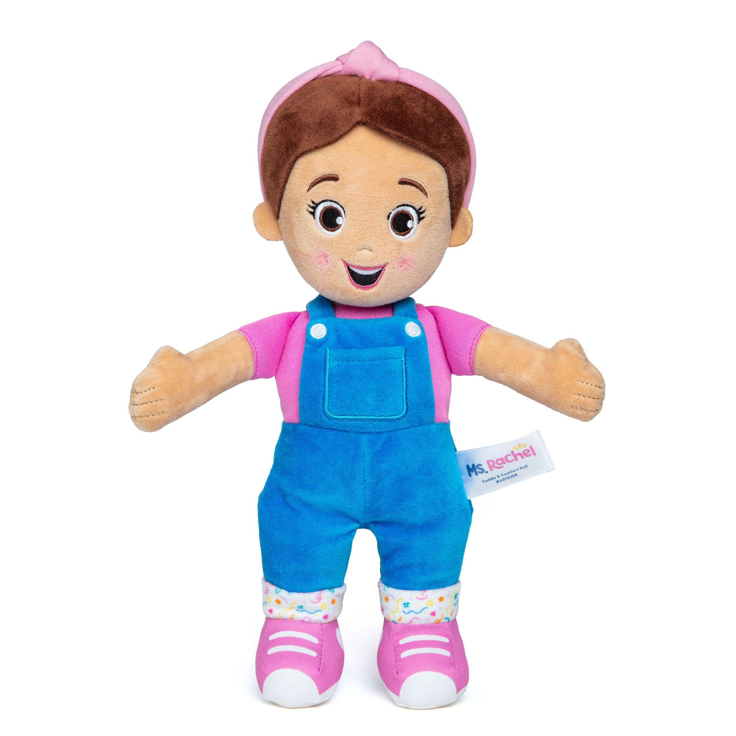 Ms. Rachel Cuddle & Comfort Doll, 11-in Premium Plush Baby Toy, Toddler Toys Front_Flat