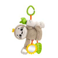 Fisher-Price® Slow Much Fun Portable Stroller Sloth, Ages 0+ Front_Flat