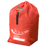 Jolly Jumper Car Seat EZ Flight Travel Bag, Red Front_Angled_Left