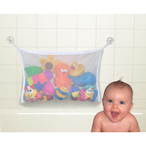 Jolly Jumper Bath Tub Toy Bag with Drying Mesh, White Front_Flat