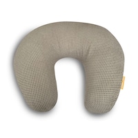 Simmons Waffle Nursing Pillow with Removeable Cover, Taupe