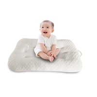 Simmons Deluxe Cozy Nest Baby Lounger, for 0-9 Months, Ivory Front_Elevated
