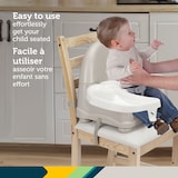 Safety 1st Easy Care Swing Tray Booster, Taupe Front_Angled_Right