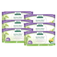 Aleva Naturals Bamboo Baby Wipes, 480-ct Front_Flat