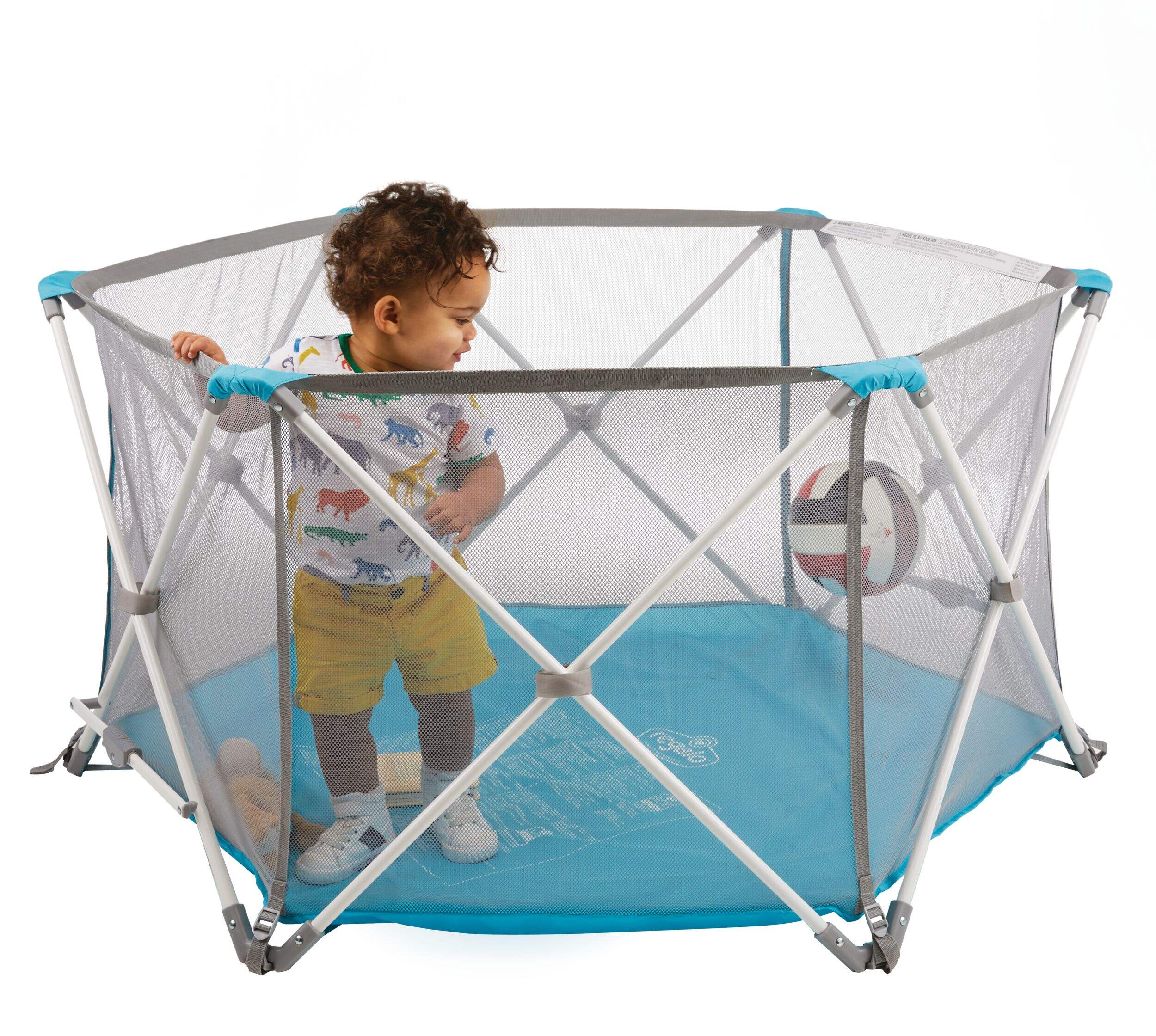 Regalo 6-Panel My Play Portable Play Yard Front_Elevated