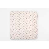 Couverture coton biologique qualité supérieure The Elk Baby, imprimé fleurs Overhead_Flat