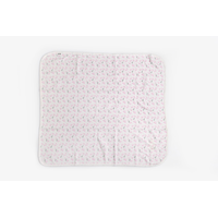 Couverture coton biologique qualité supérieure The Elk Baby, imprimé lapin Overhead_Flat