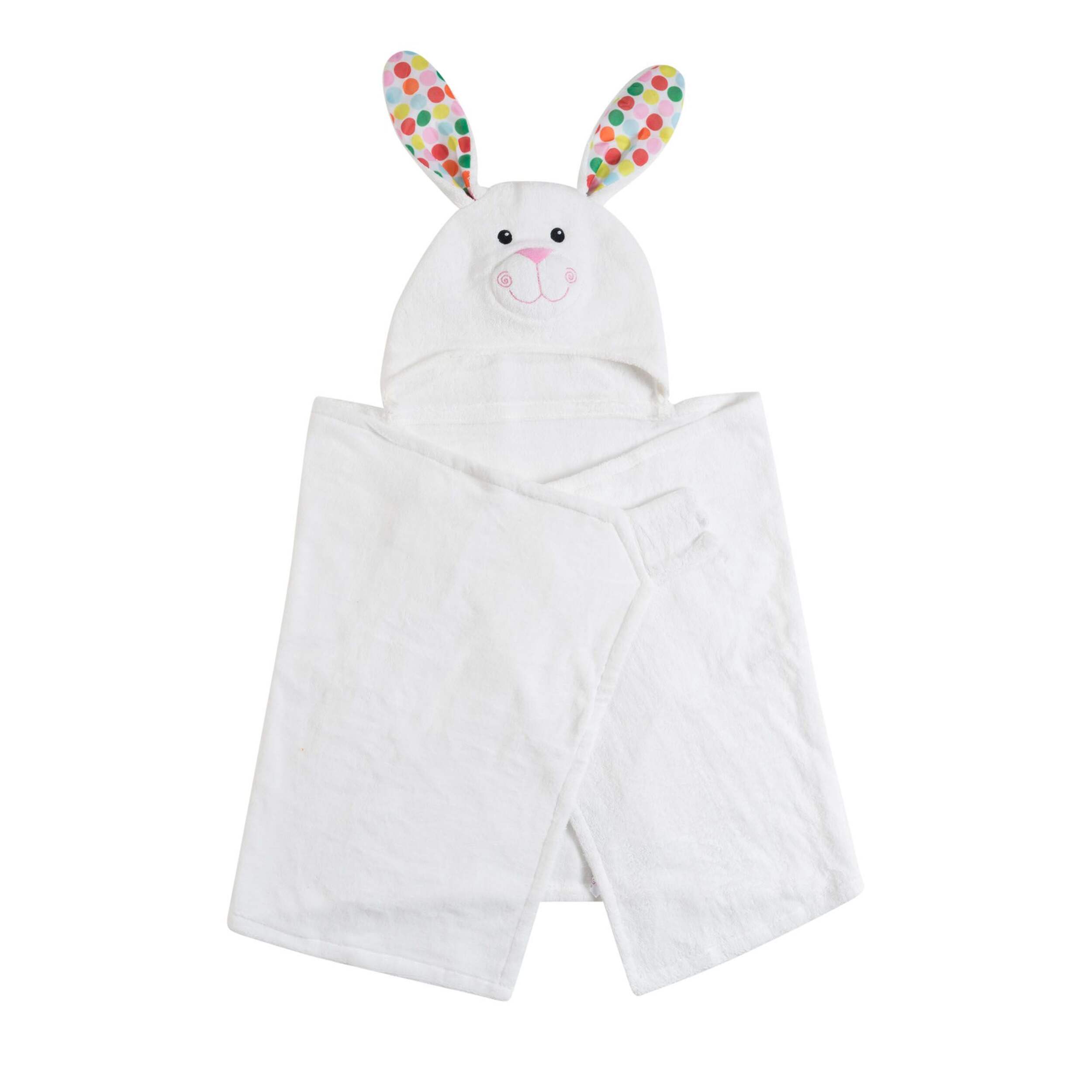 ZOOCCHINI - Cape de bain en jersey, Bella le lapin Front_Flat