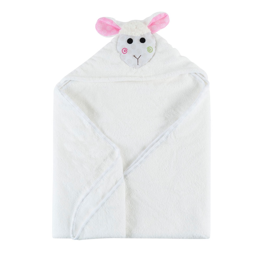 ZOOCCHINI Baby Snow Terry Hooded Bath Towel Lola the Lamb Canadian Tire