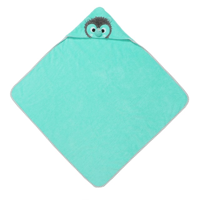 ZOOCCHINI Baby Snow Terry Hooded Bath Towel Harriet the Hedgehog