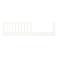 Barrière de transition South Shore Balka pour lit de bébé, blanc uni Front_Flat