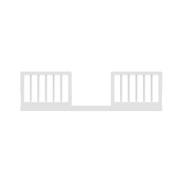 Graco Toddler Safety Guardrail Kit with Dowels, White Front_Flat