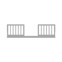 Graco Toddler Safety Guardrail Kit with Dowels, Pebble Grey Front_Flat