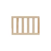 Graco Toddler Safety Guardrail with Slats, Natural Front_Flat