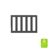 Graco Toddler Safety Guardrail with Slats, Grey Front_Flat