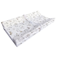 Simmons Contour Waterproof Diaper Change Pad, Safari Front_Angled_Right