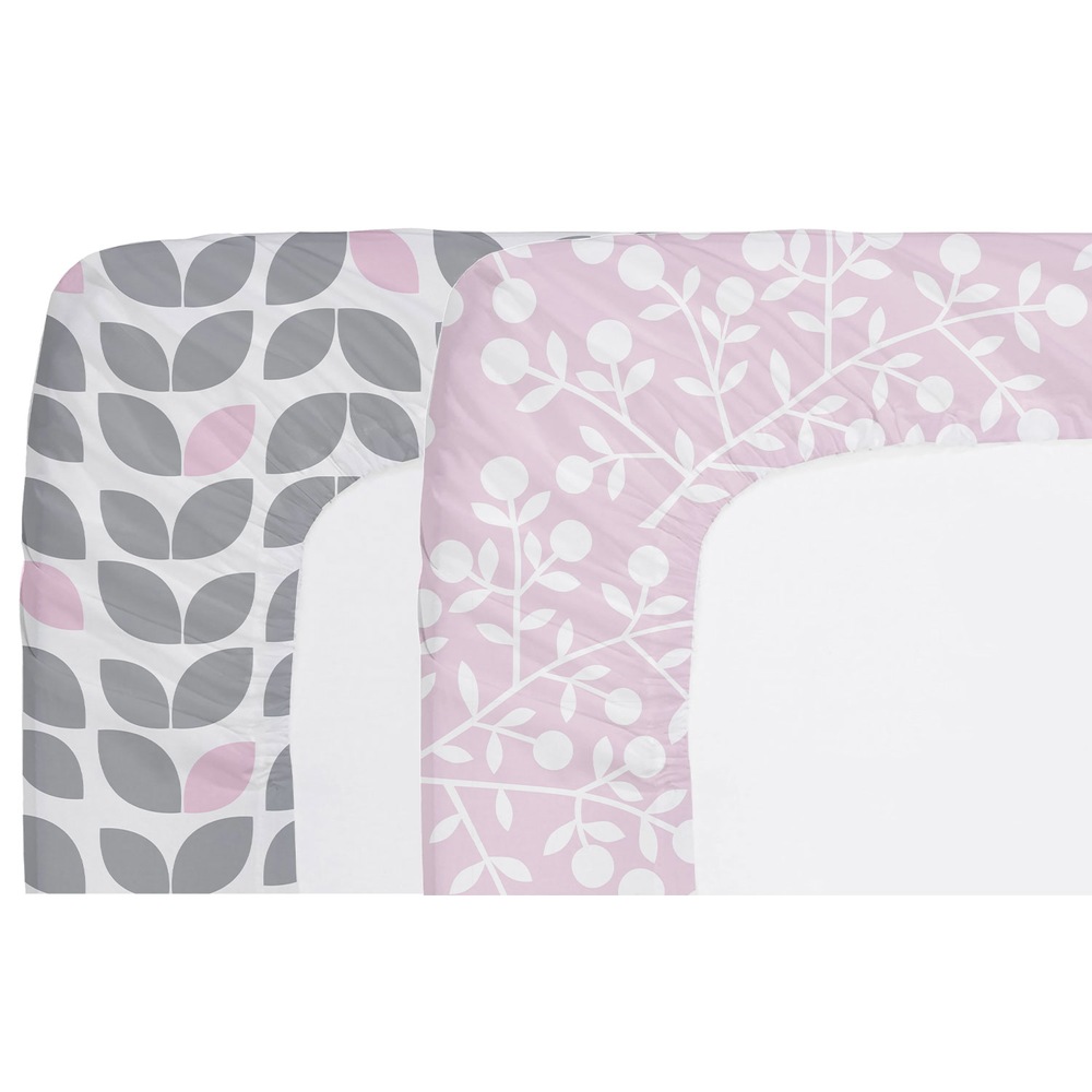 Kushies Baby Playard Sheets, Grey, 2pk Canadian Tire