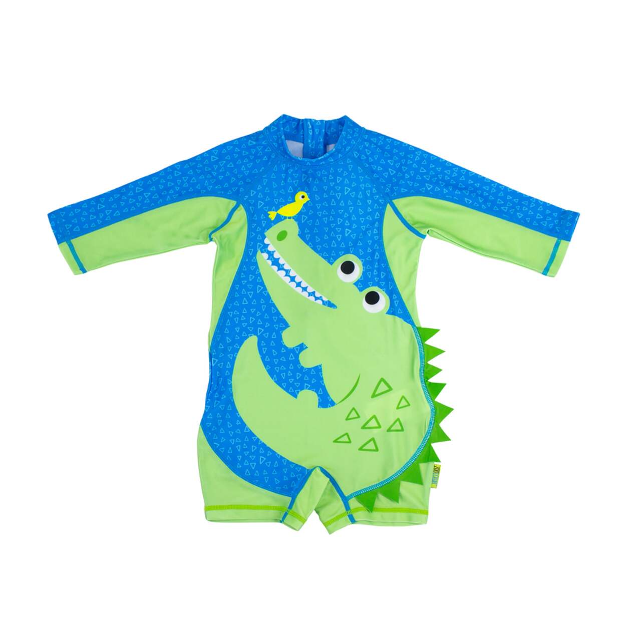 ZOOCCHINI Baby/Toddler UPF50+ One-Piece Surf Suit, Aidan the Alligator
