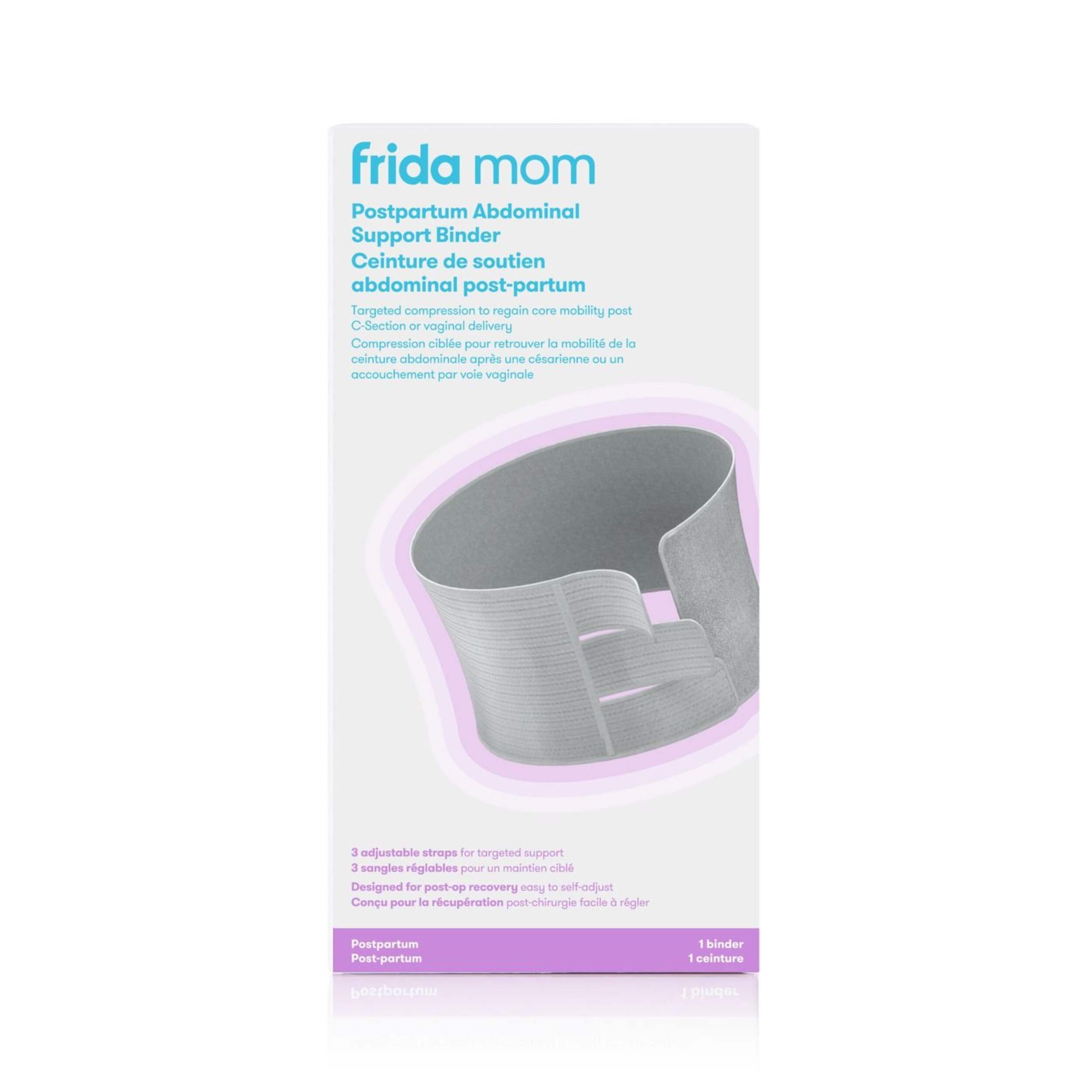 FridaMom C-Section Support Binder Front_Flat