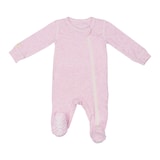 Juddlies Baby Sleeper, Charcoal Pink Front_Flat