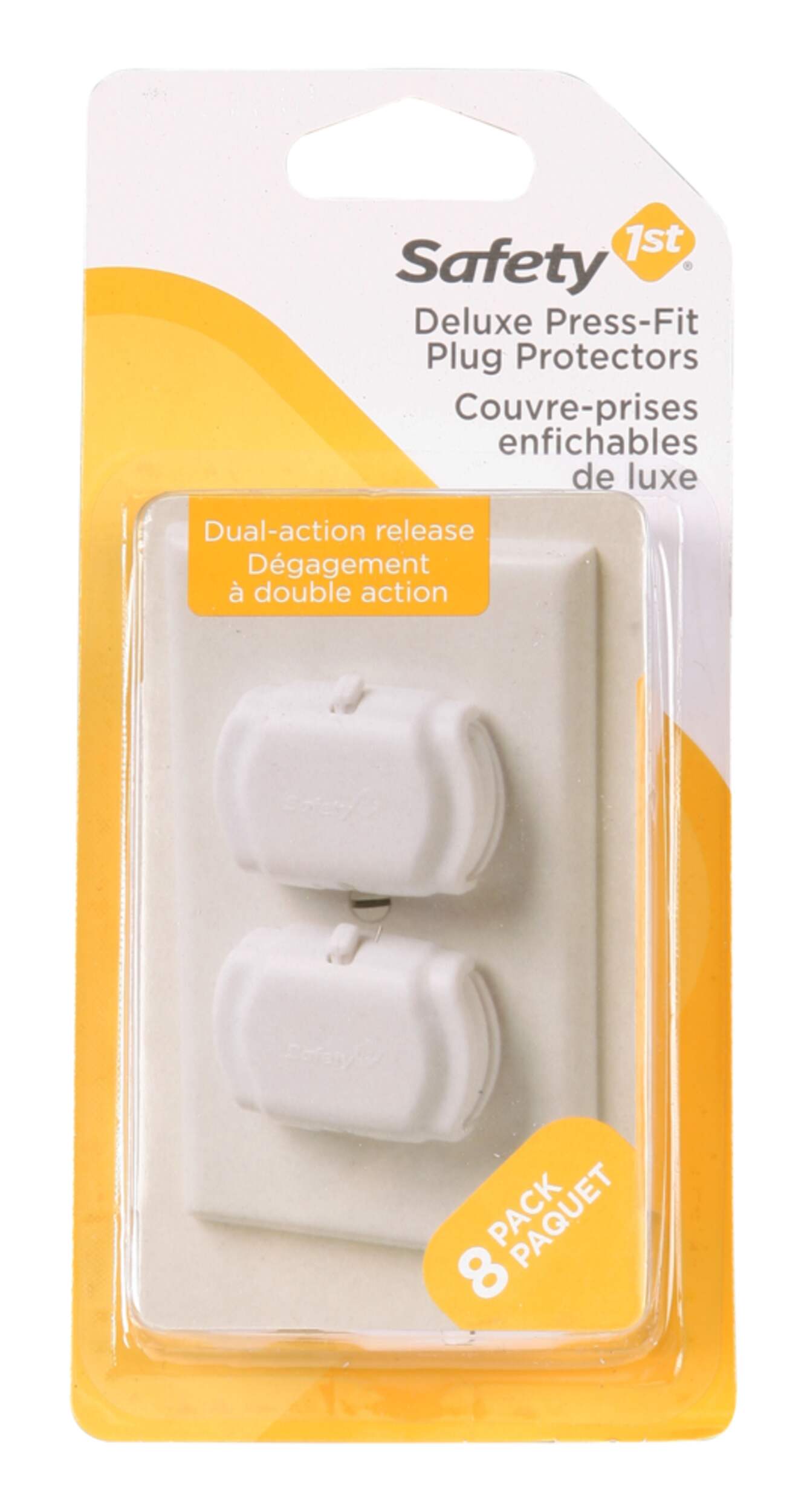 Safety 1st Deluxe Outlet Covers, 8-pk Front_Flat