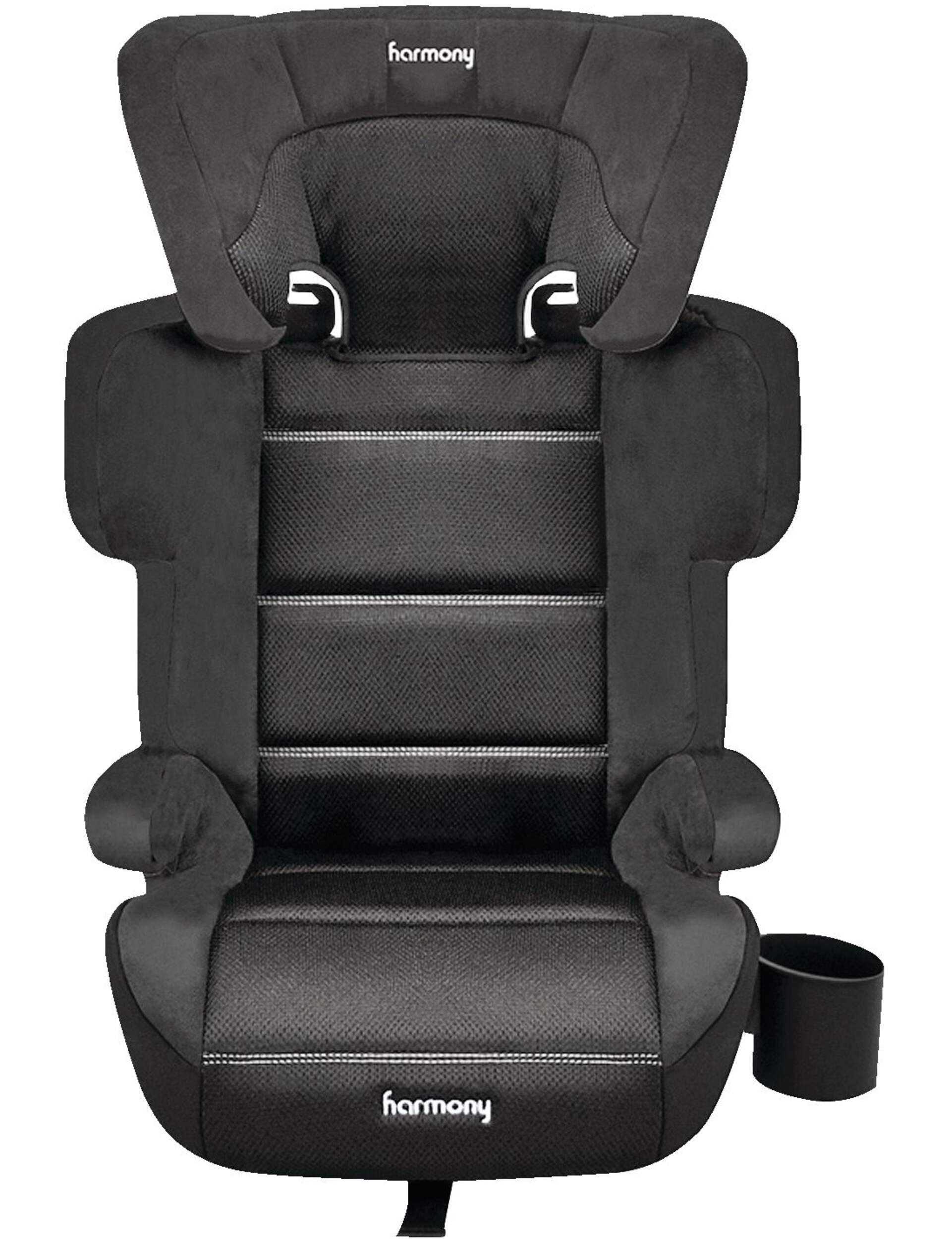 Harmony High Back Booster Car Seat with Latch Front_Flat