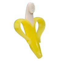 Baby Banana Infant Teether Toothbrush, Ages 3m+ Front_Flat