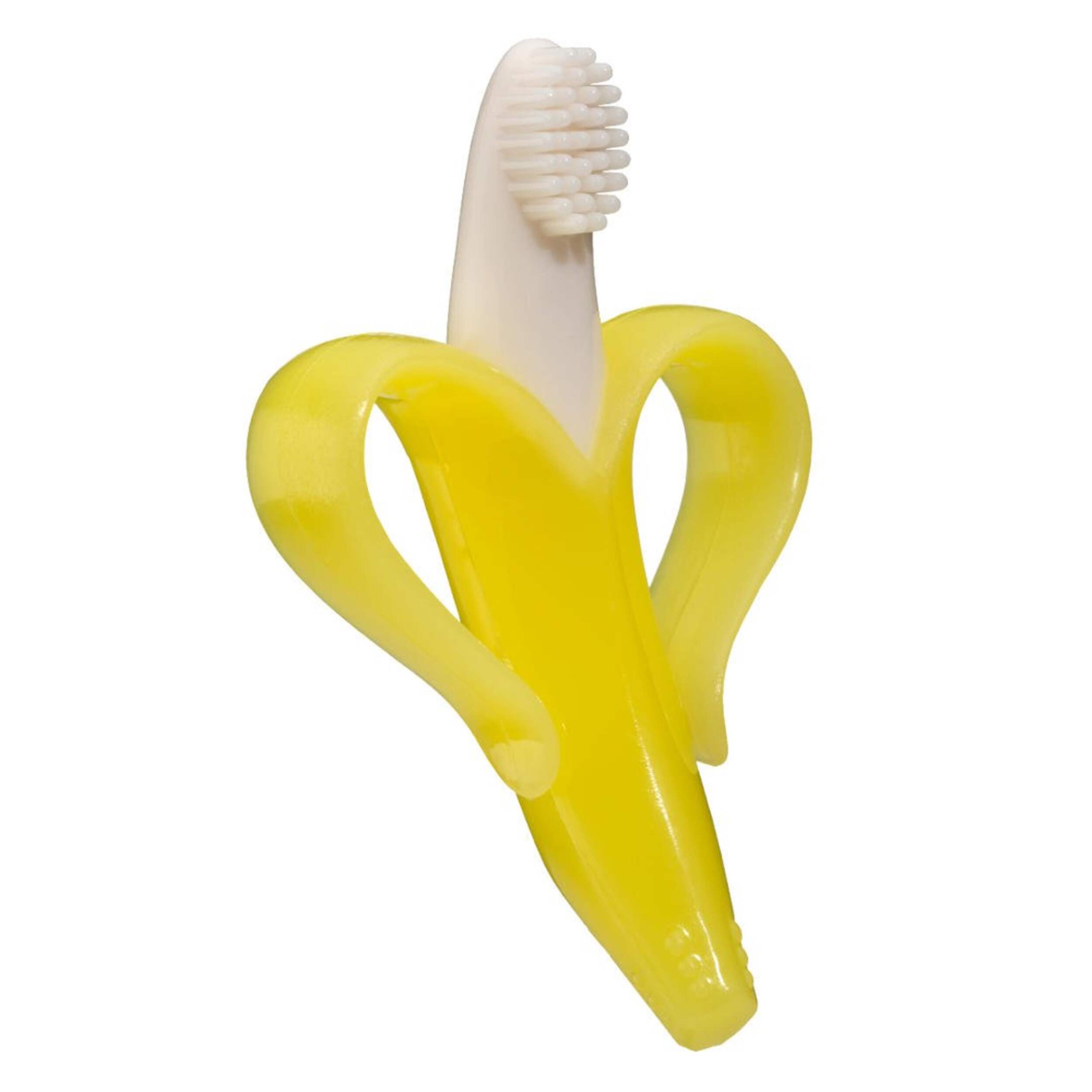 Baby Banana Infant Teether Toothbrush, Ages 3m+ Front_Flat