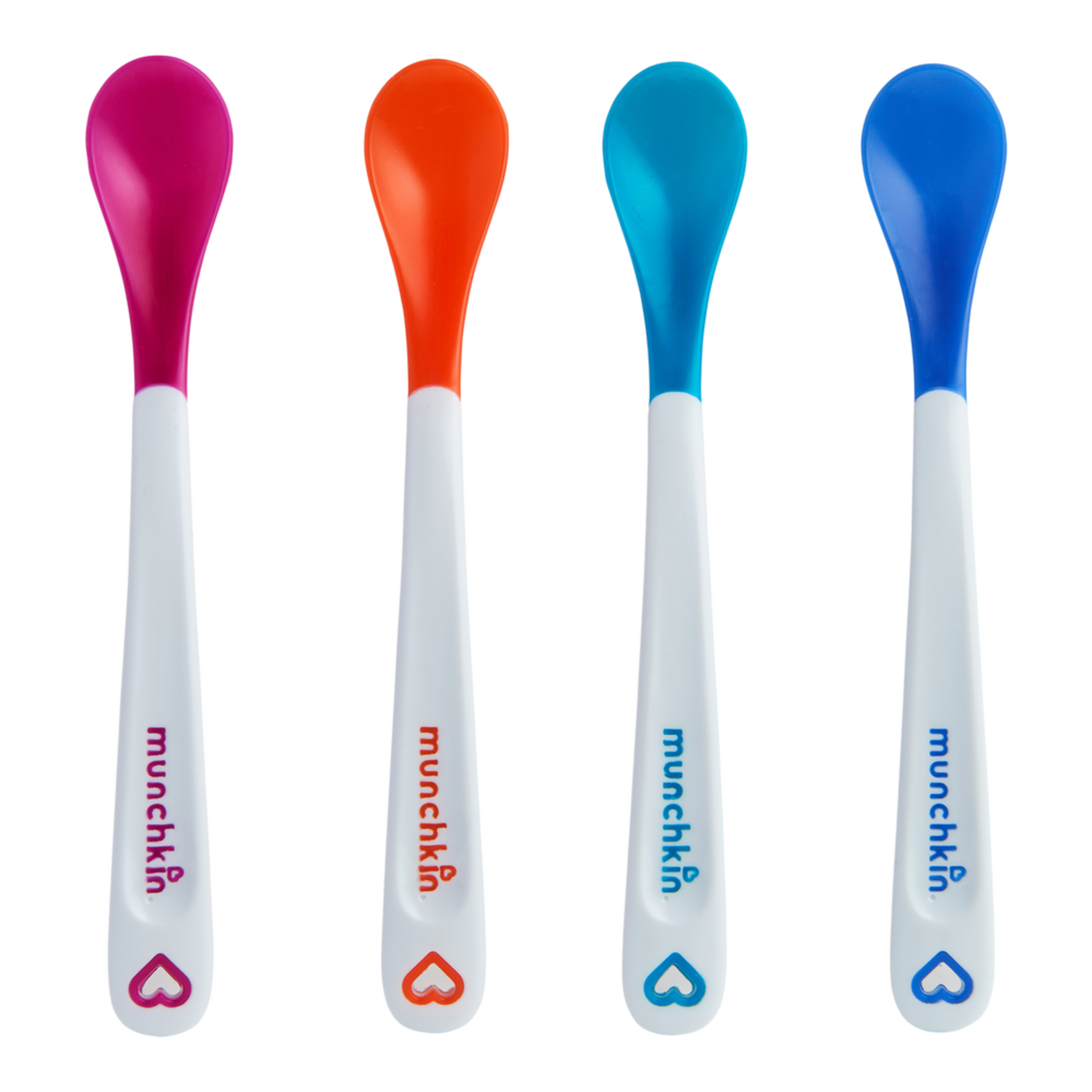 Munchkin White Hot® Safety Baby Spoons, 4-pk Front_Flat
