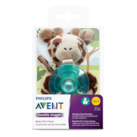Philips Avent Soothie Snuggle Pacifier, Giraffe, Ages 0-3m Front_Flat